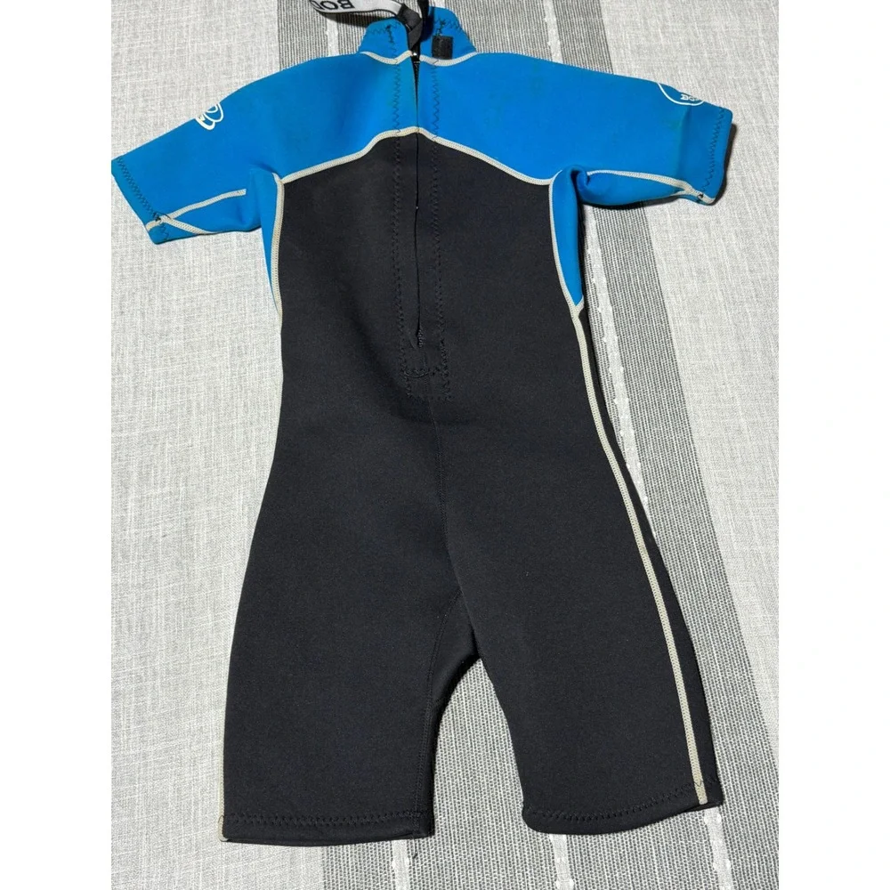 Body Glove Pro Series Juniors 8 Wetsuit Blue Black Short Sleeve‎